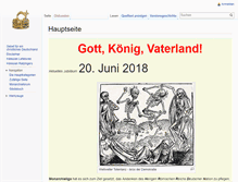 Tablet Screenshot of monarchieliga.de